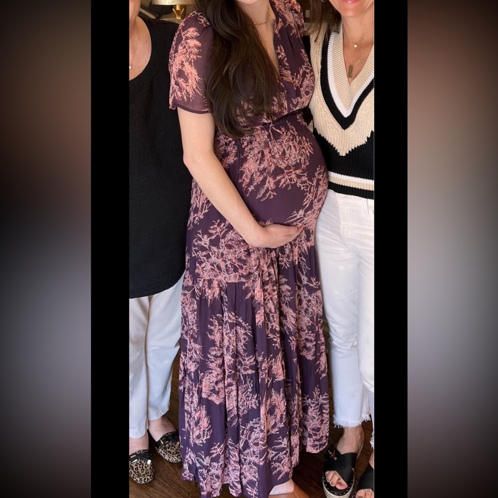 Anthropologie Somerset Maxi Dress in Crimson size XS